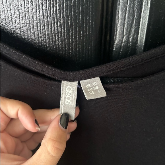 ‼️Price Drop‼️End of Summer Sale‼️ ASOS Black Sheath Midi Dress - Picture 3 of 4